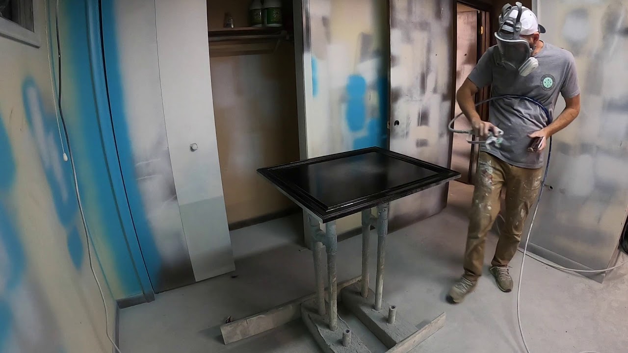 How to powder glaze kitchen cabinets