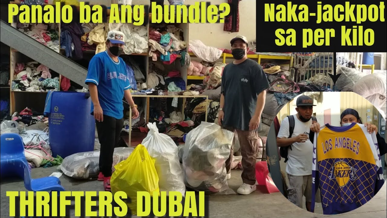 SOLID NA LAKERS NAKUHA SA PER KILO, MAS SOLID PA SA BUNDLE NA BINUKSAN NAMIN! (thrifting Dubai)