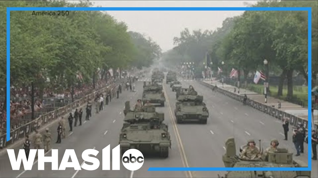 Trump celebrates 79th birthday with massive military parade in D.C.