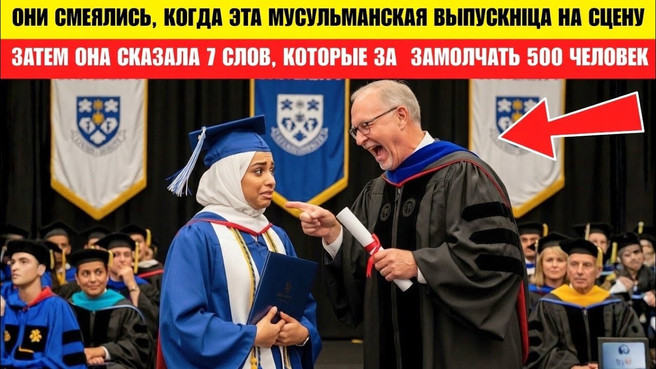 Мусульманку высмеяли на выпускной церемонии. То, что она сделала потом, довело всех до слез