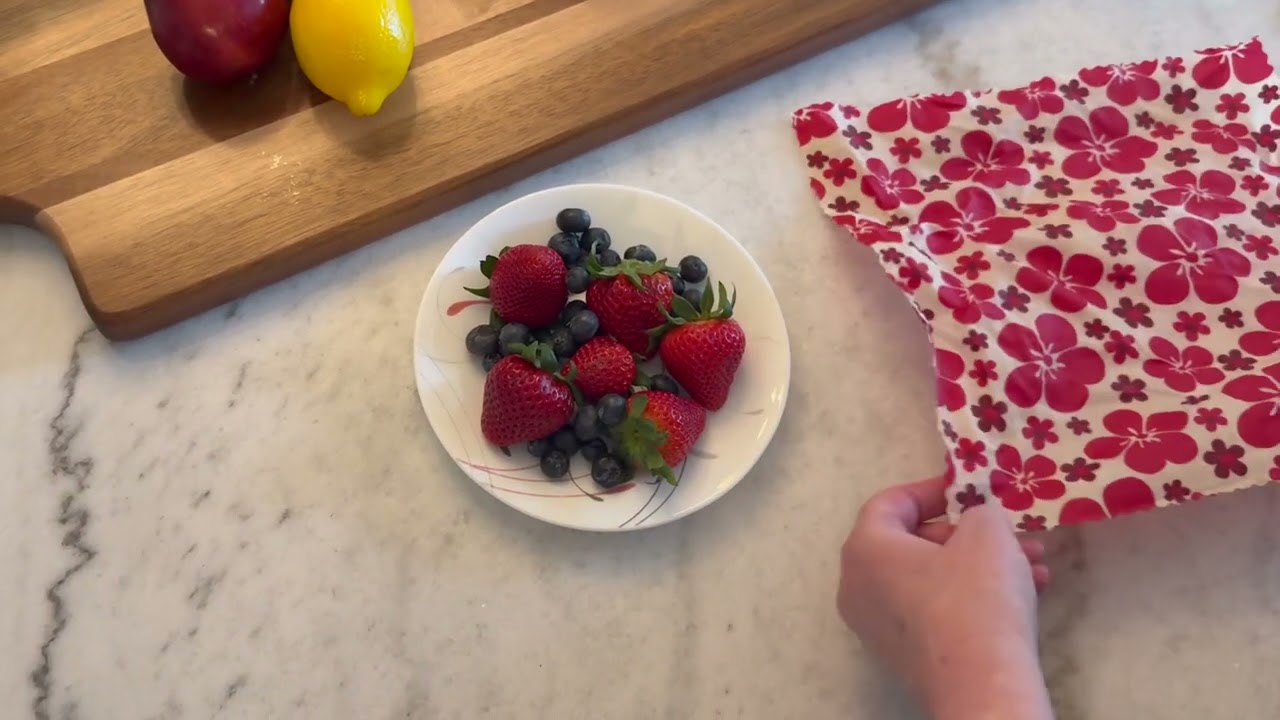 Bees Wax Food Wrap - Alternative to Reusable Plastic Wrap