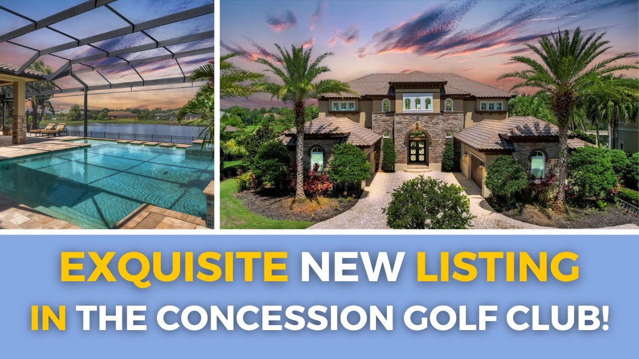 Luxury Estate Tour: Exclusive Concession Golf Club Home!