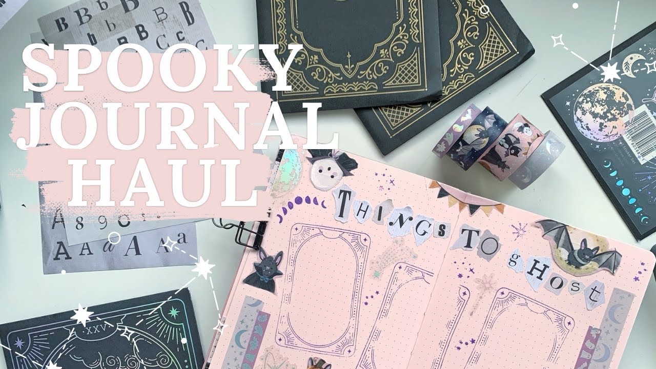 Halloween Bullet Journal Haul ✨ | Spooky Cute Stationery + Journal With Me!