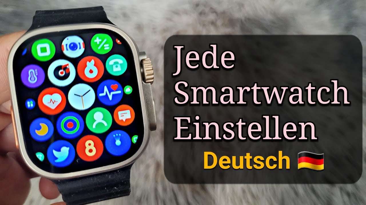 Smart Uhr Einstellen (Deutsch) | Jede Chinesische Smartwatch Verbinden