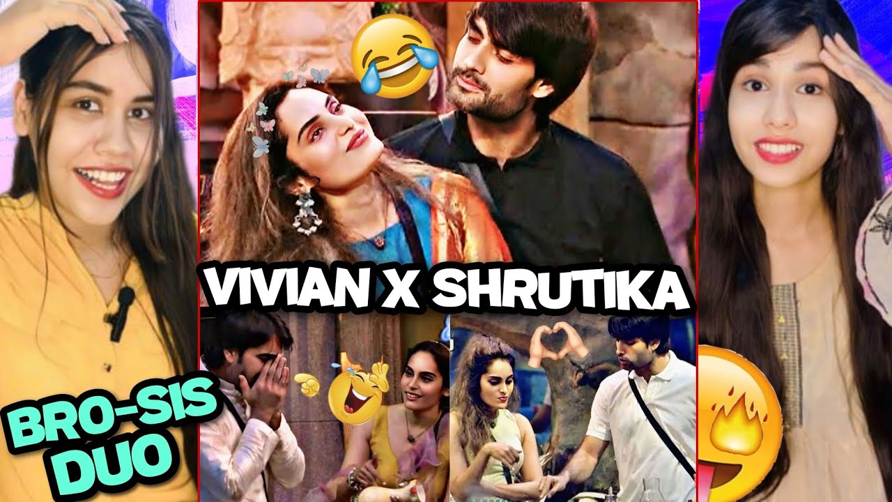 Vivian Dsena & Shrutika Cute & Chaotic Moments Reaction 😂🔥l Siblings Duo l Ashmah2.0