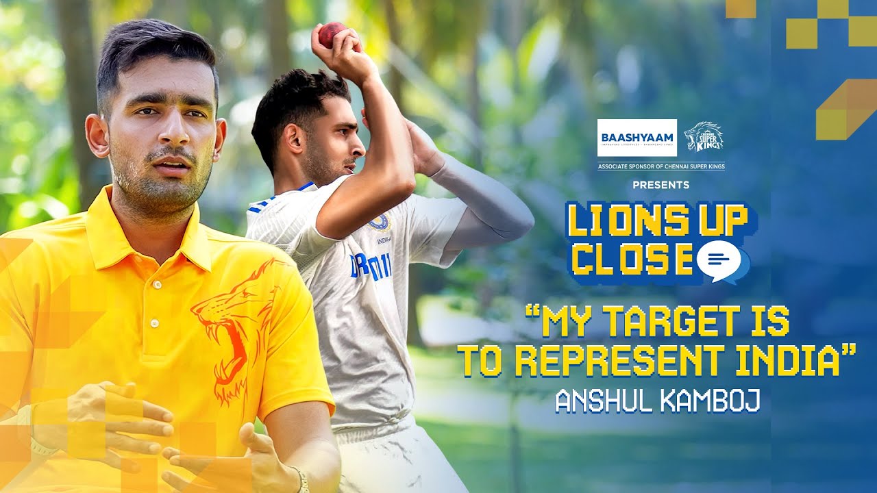 Anshul Kamboj - The rising Star of India Cricket | Lions Up Close | IPL 2025