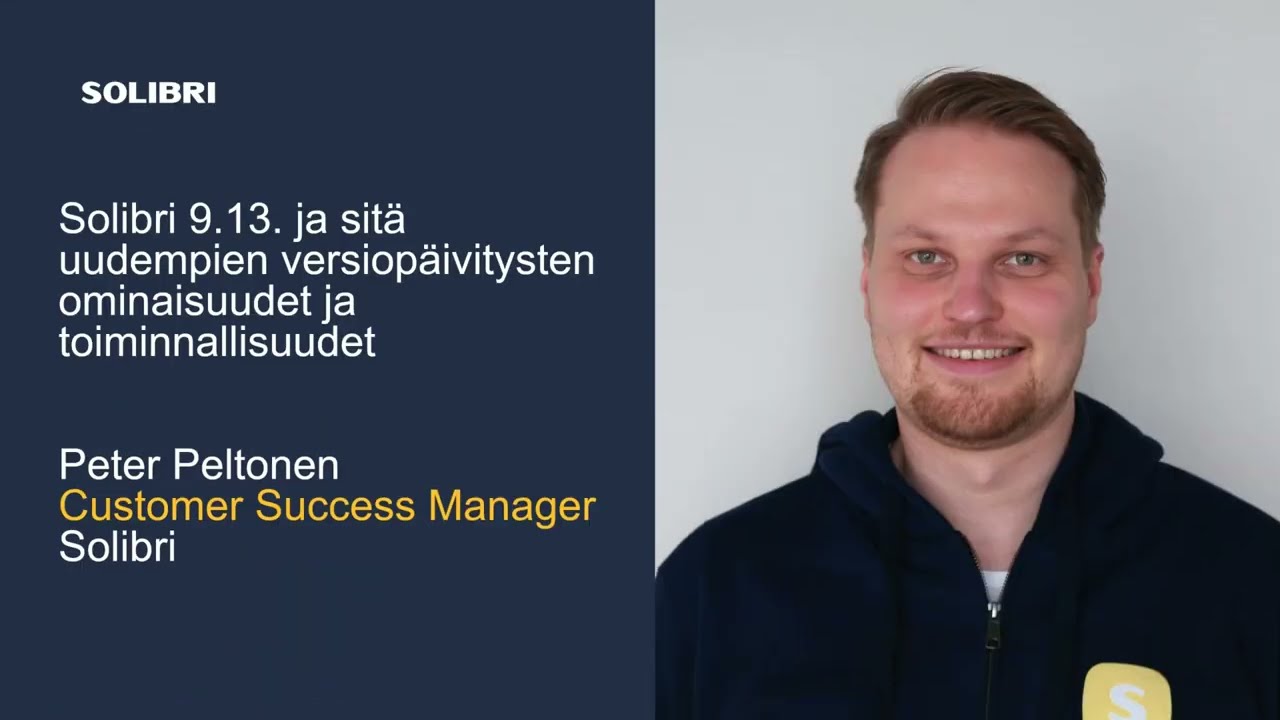 Solibri 9.13. ominaisuudet - webinaarin tallenne