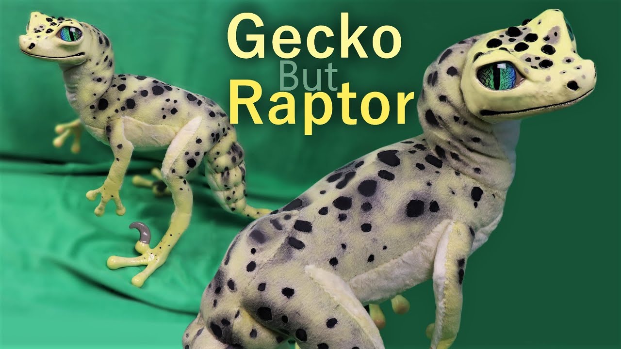 Raptor Leopard Gecko Hybrid || Posable Art Doll Tutorial