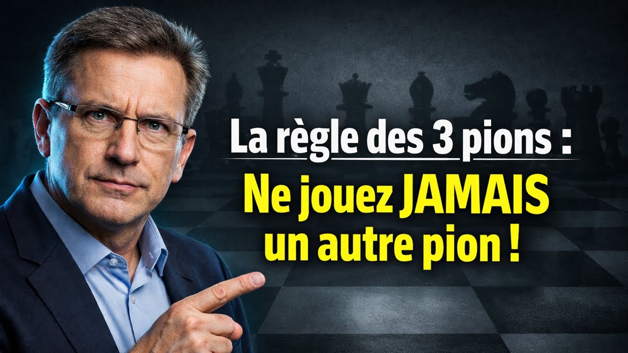 La règle des 3 pions : Ne jouez JAMAIS un autre pion !