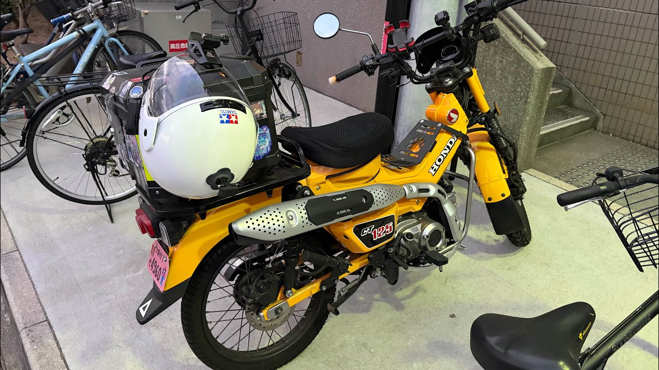 ハンターカブCT125:堺市から大阪市内まで