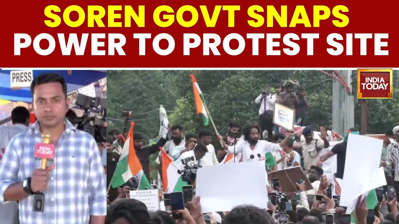 Jharkhand Protest: Soren Govt Snaps Power To Porotes Site | Ranchi | Student Protest | Ground Report