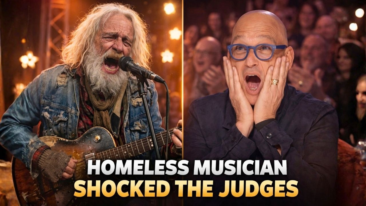 A Homeless Musician Took The Stage… And Shocked America's Got Talent