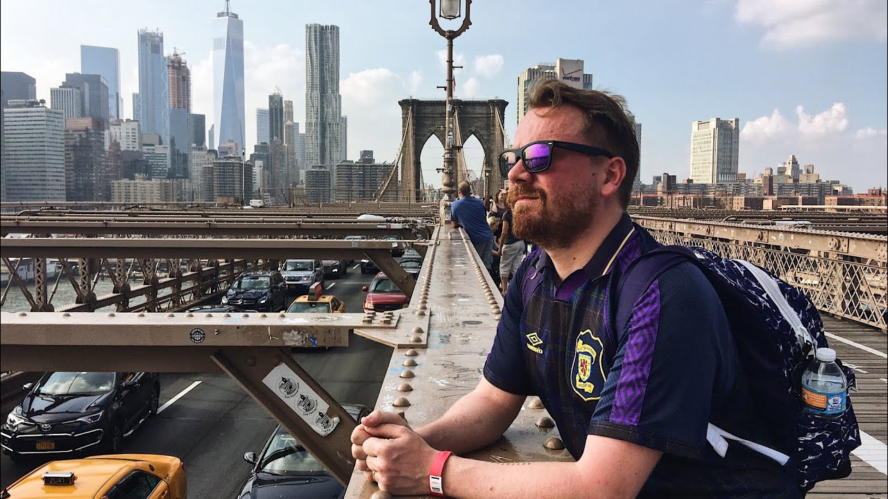 WALKING THE BROOKLYN BRIDGE