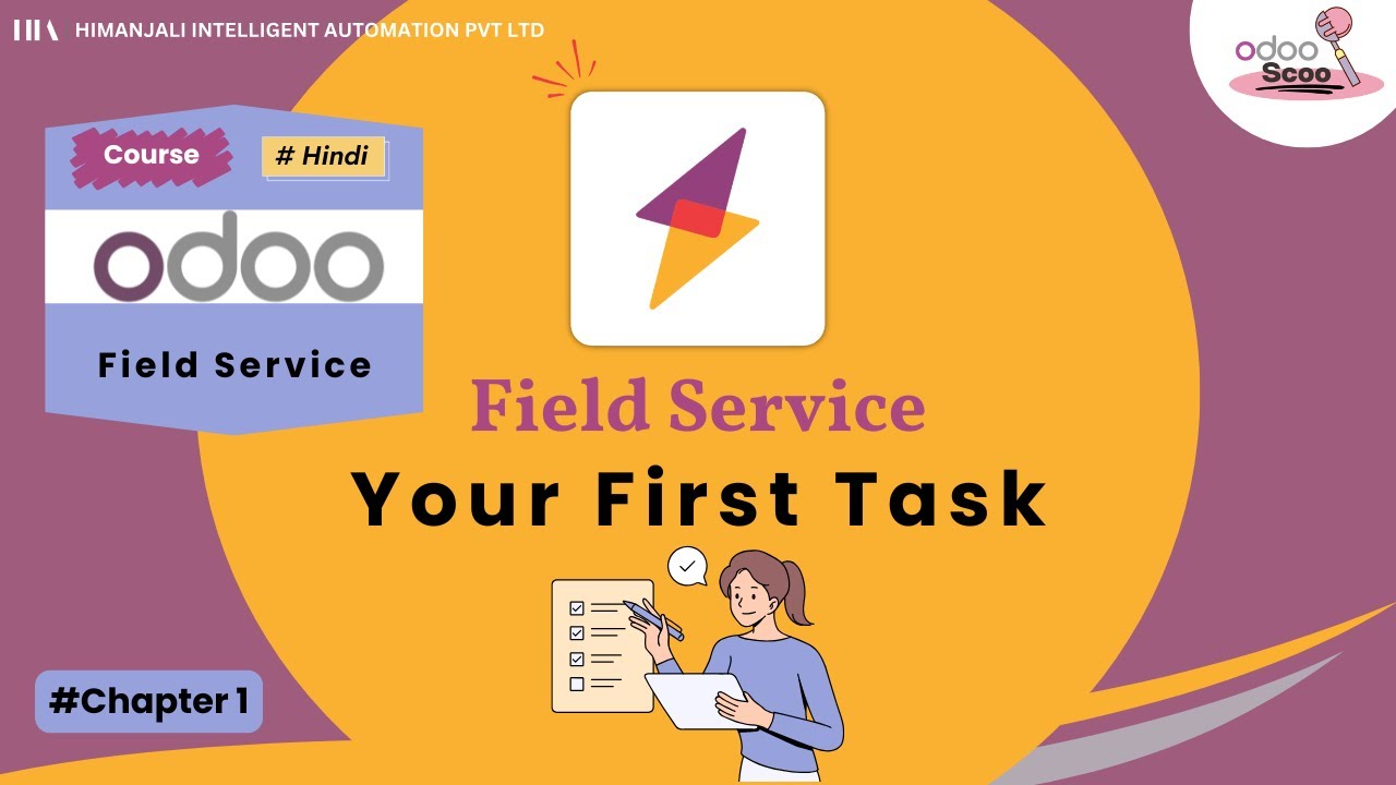 Task Creation & Onsite Management | Odoo Field Service Tutorial in Hindi | Chapter 1