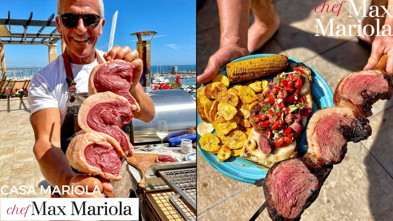 CARNE PICANHA ALLO SPIEDO  - Come si cucina la Picanha in modo brasiliano su griglia a legna