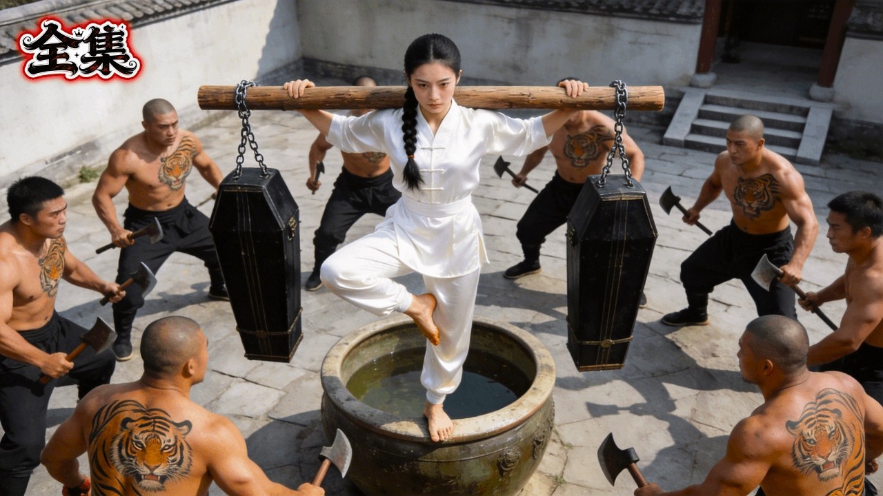 第一家族扛著斧頭上門砸武館，被看似柔弱的女武師一掌放倒，隔天的家族大會打得他們滿地找牙！