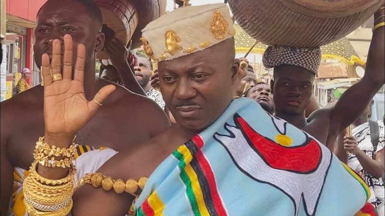 A spectacular entrance of Hemanhene in the first Akwasidae of 2023