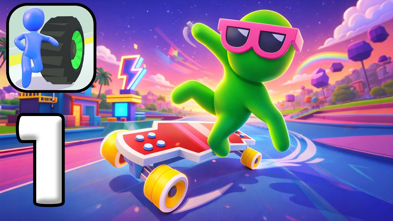 🛹 Turbo Stars Gameplay 🚀 High Speed Race Domination Levels 2–9 Walkthrough (Android & iOS)