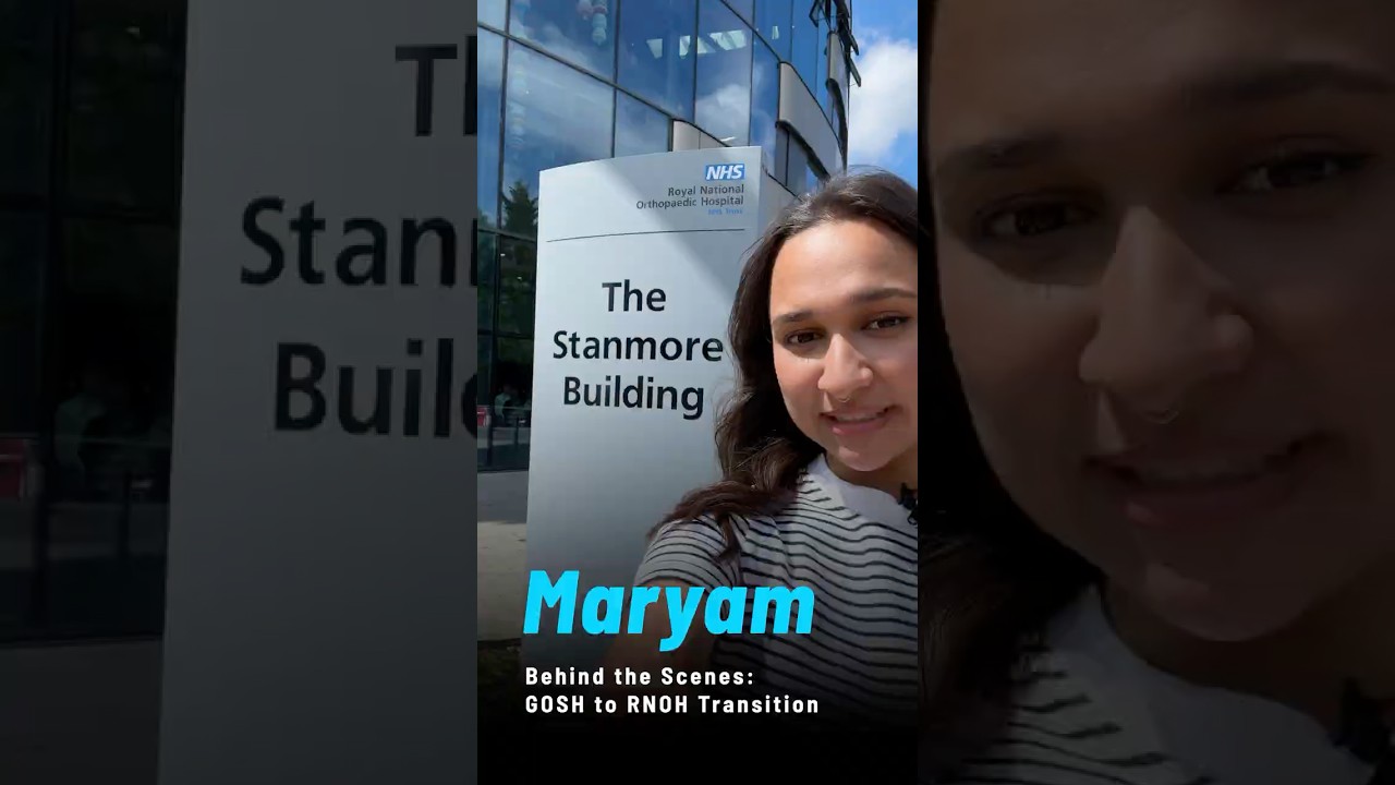 Behind the Scenes with Maryam  - The Filming of &lsquo;Moving to Adult care at RNOH&rsquo;.