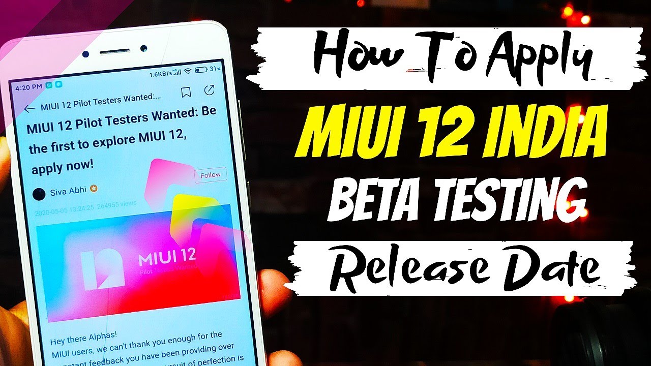 Get First Miui 12 Update | Miui 12 Global Beta Testing | Miui 12 Global Release