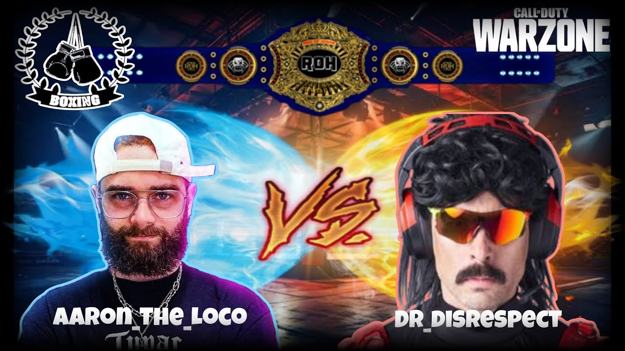 Dr.Disrespect VS AaronTheLoco first fight every rounds #callofdutyfunnymoments