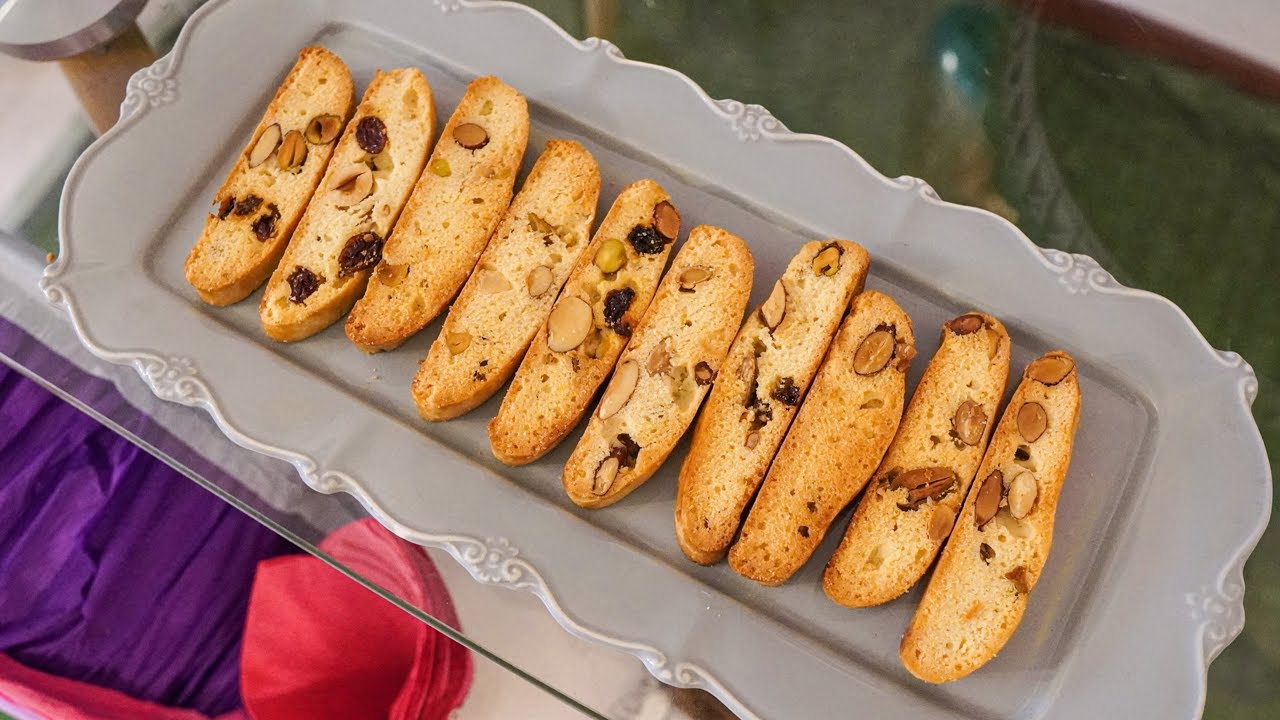 Cómo Hacer BISCOTTI de FRUTOS SECOS | Almendras, Pistachos y Avellanas