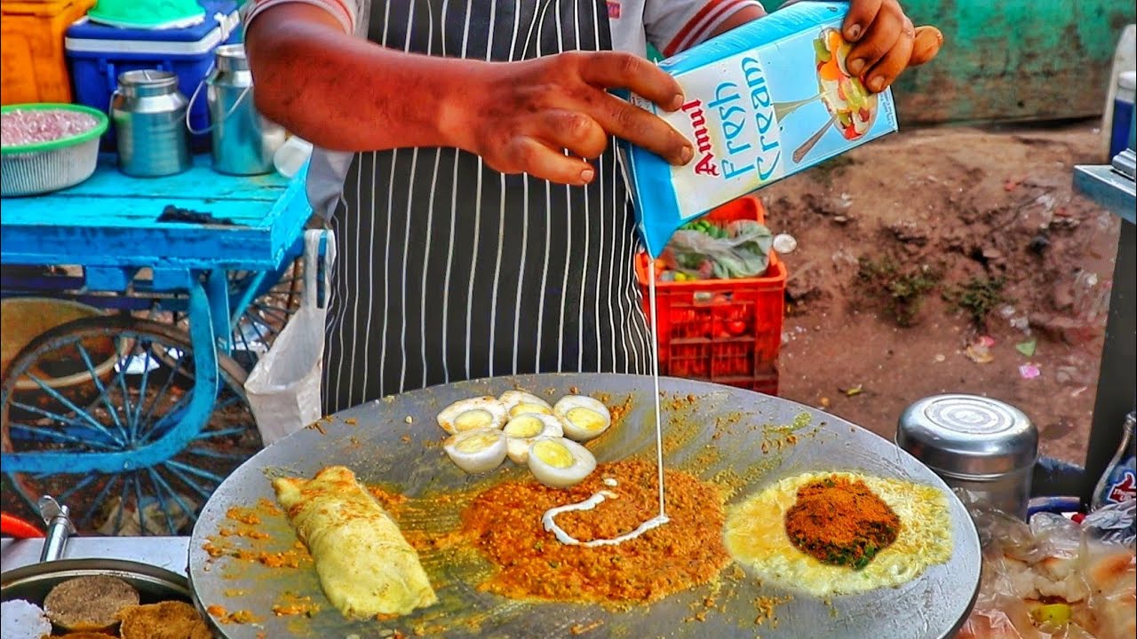 5 in 1 Spices Loaded Egg Peri Peri | Amul Creamy Egg Dish | Egg Street Food | Indian Street Food