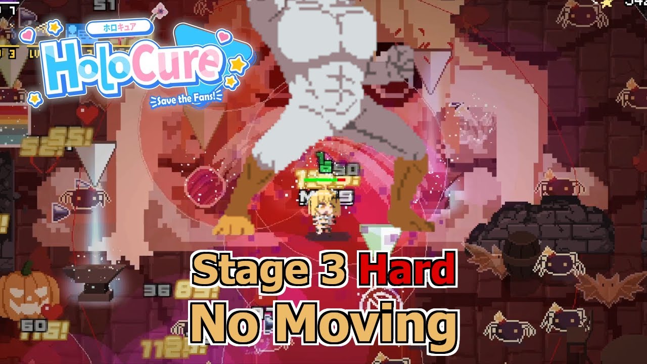 Can Yozora Mel beat Stage 3 Hard without moving? HoloCure v0.6 - Couch Potato Challenge