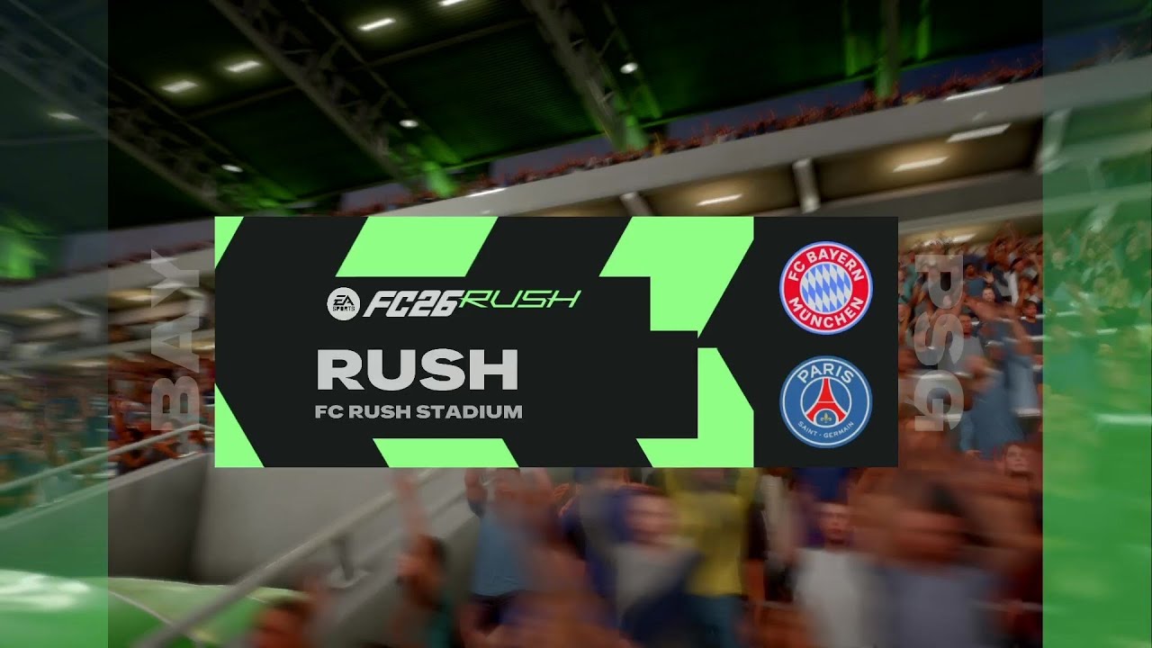 FC26 Rush Mode | Bayern Munich vs PSG 🔥 Full Match (PS4) | Crazy Goals & Fast Gameplay!