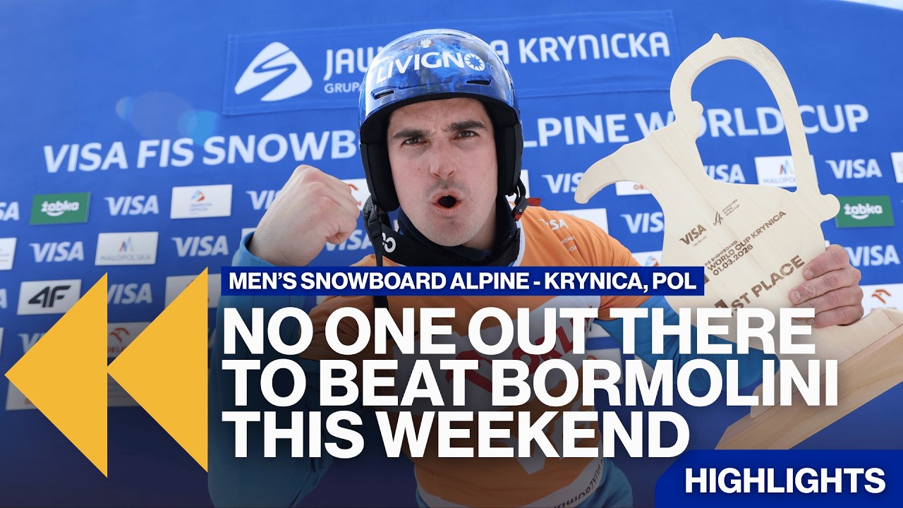 No one can beat Bormolini this weekend | Highlights | FIS Snowboard