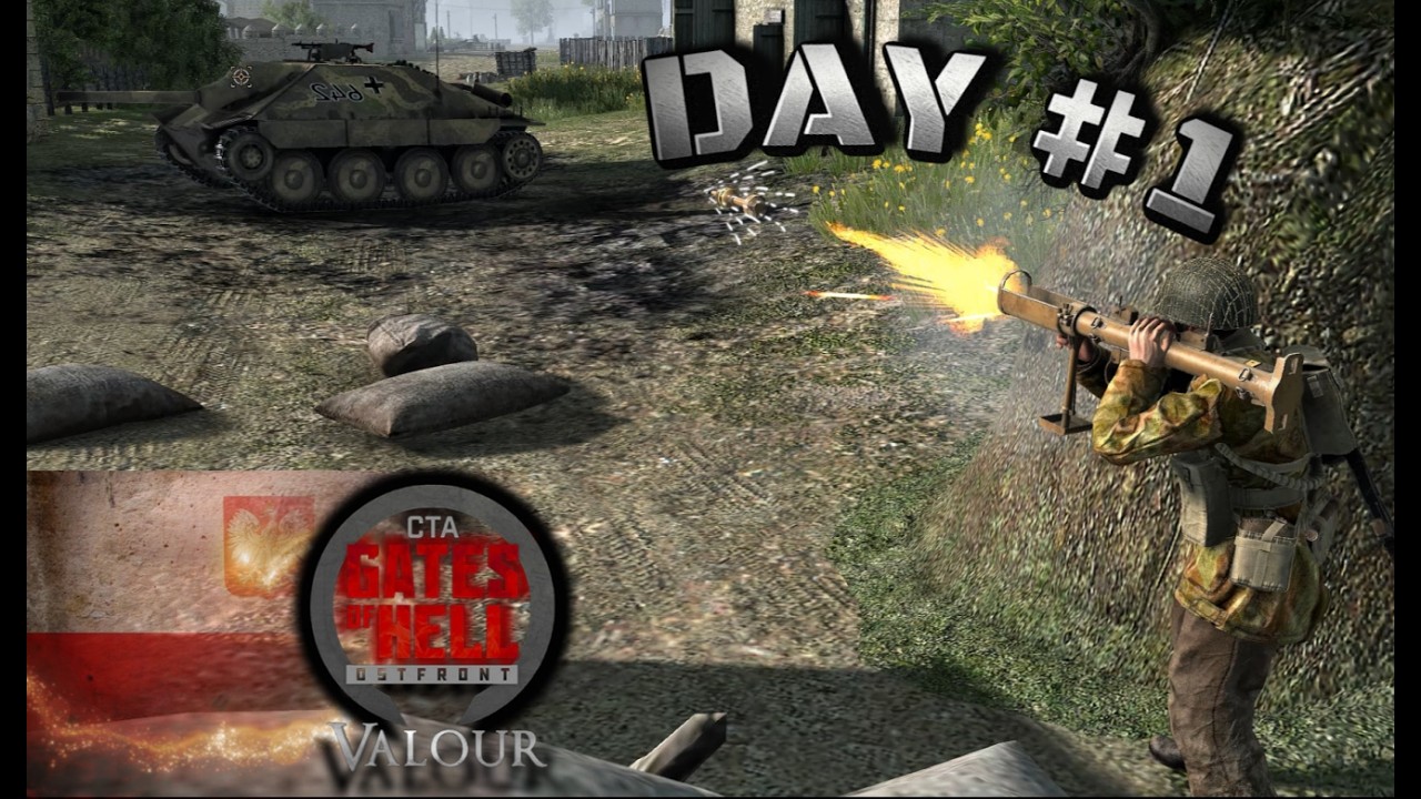 VALOUR MOD ПОЛЬША Завоевание ДЕНЬ 1 Врата Ада