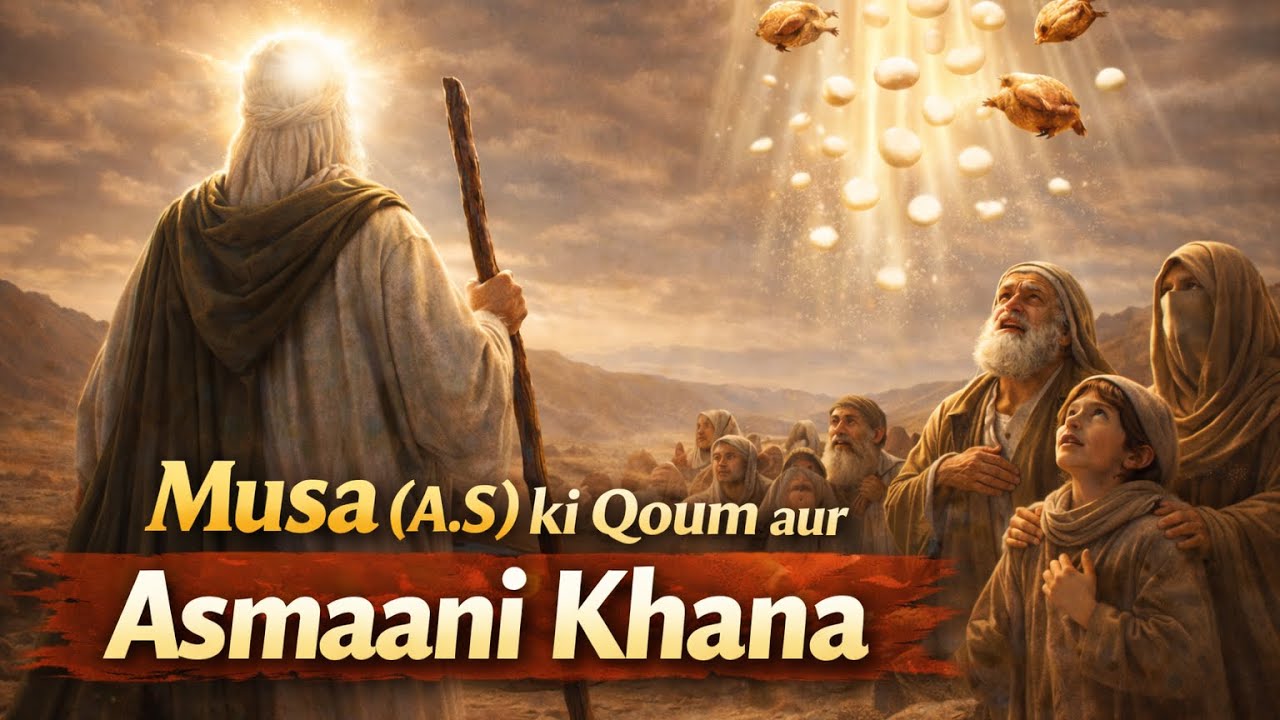 Musa (A.S) ka Mojza | Samundar ka Phatna, Manna aur Salwa