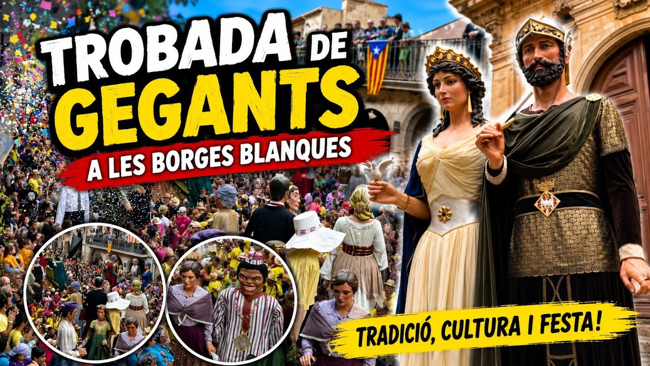 Trobada de gegants a les Borges Blanques 2025