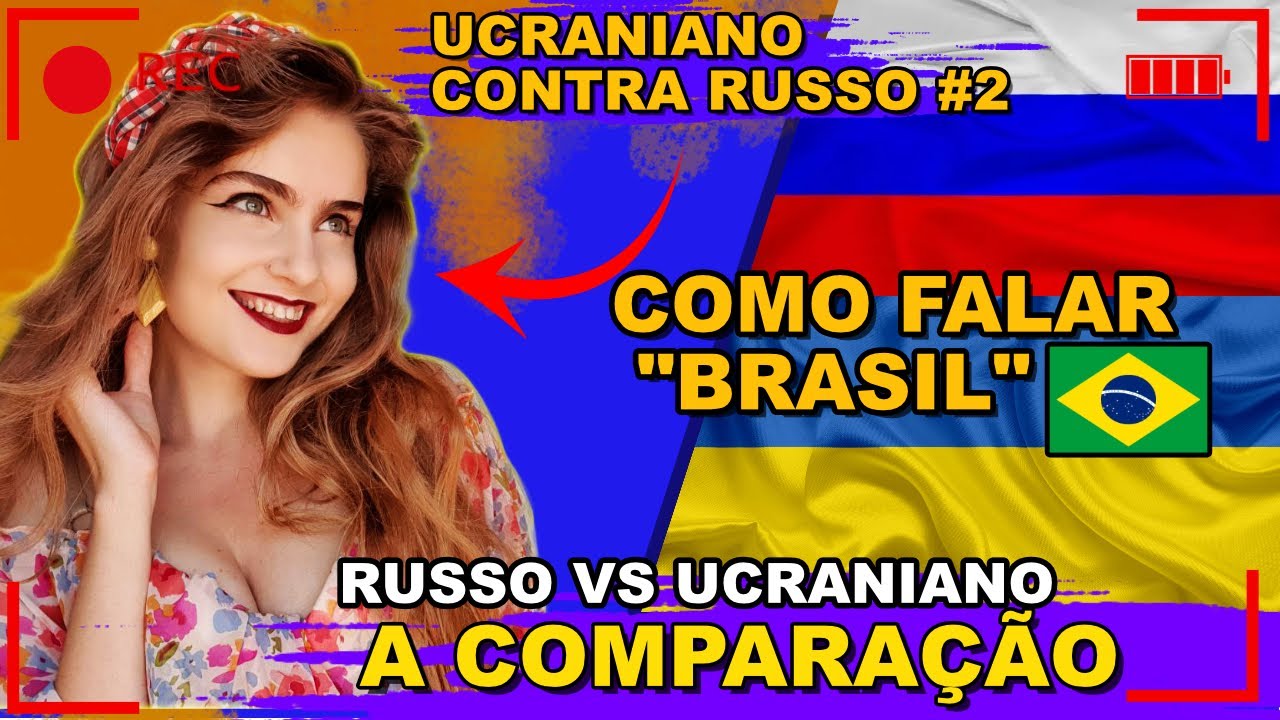 AULA DE RUSSO VS UCRANIANO / DE ONDE VC É, SUA PROFISSÃO, VERBOS
