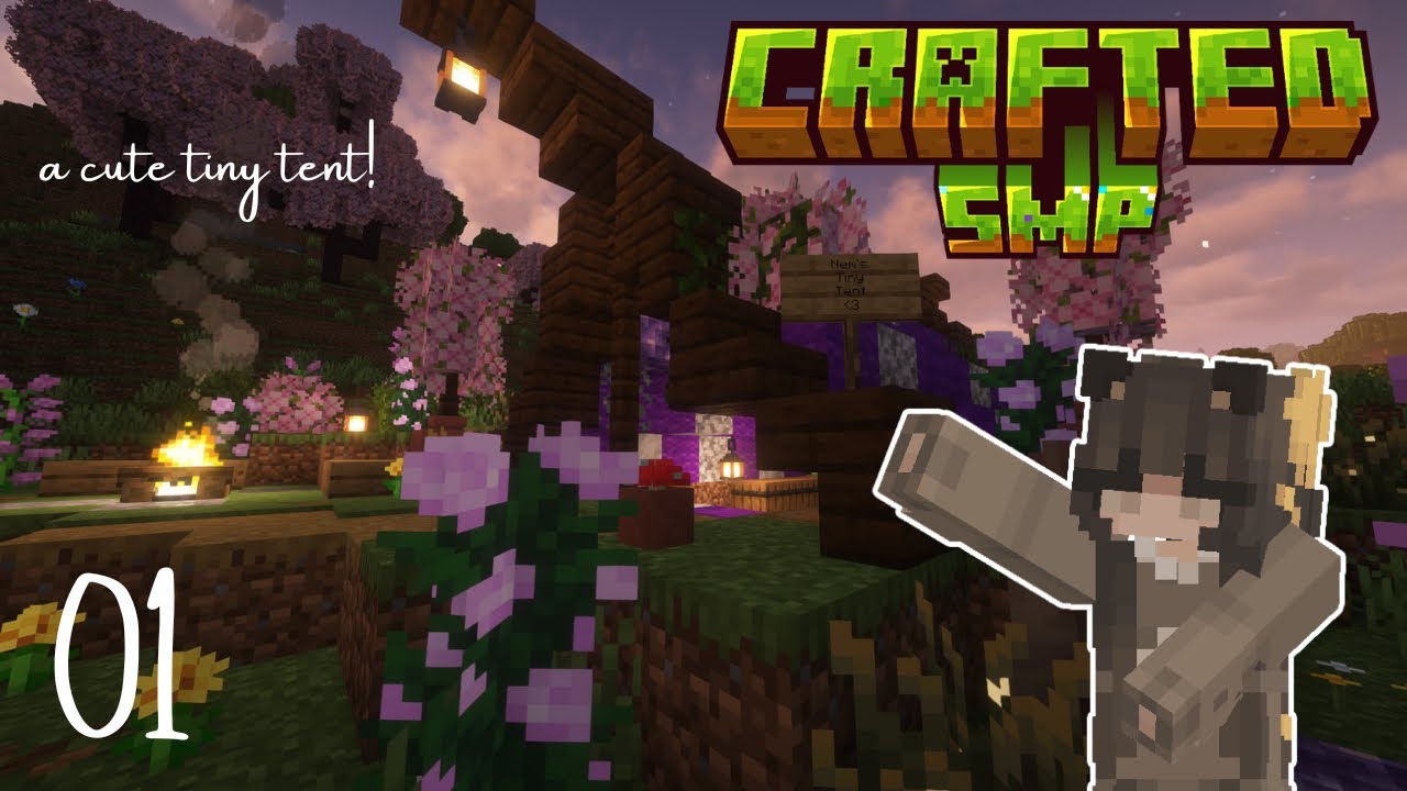 A Tiny Tent in a New SMP | Crafted SMP | ep.1