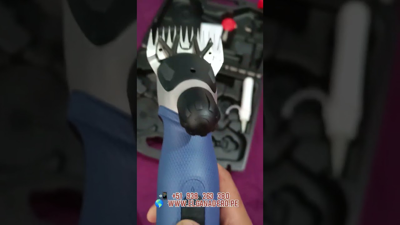 Esquiladora portátil Heiniger Xpert2 para cortar lana de ovejas y Camelidos