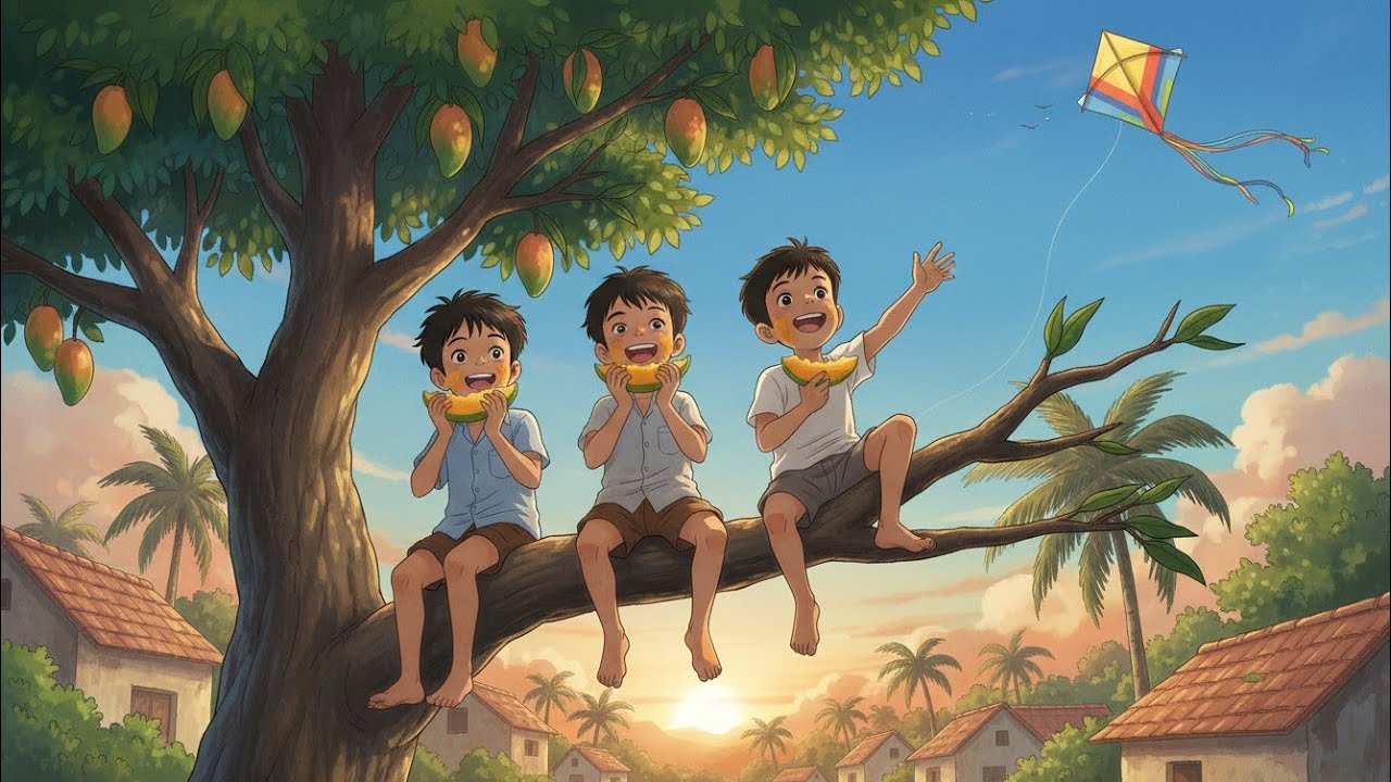 Summer Vacation Memories ☀️ | Kids Enjoying Simple Village Life | Ghibli Inspired ASMR