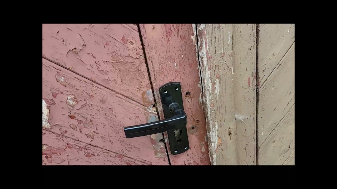 Kastenhinterlegschloss  Kastenaufschraubschloss Video 1436 Schlosserei Oldorf seit 1906
