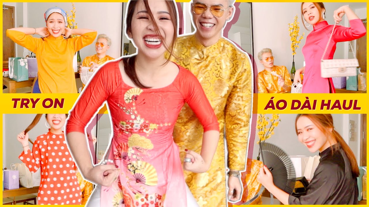 LÀM LIỀU MUA ĐẠI HƠN CHỤC BỘ ÁO DÀI MẶC THỬ VÀ CÁI KẾT =))) | An Phương x Bạn iu