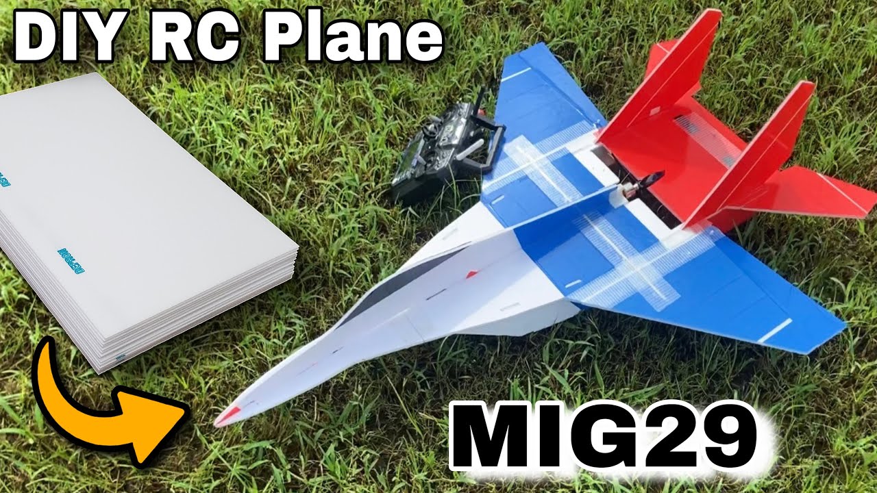 How to make rc plane - Part 2 | Electronic setup in rc plane mig29 | Homemade rc plane | rc airplane