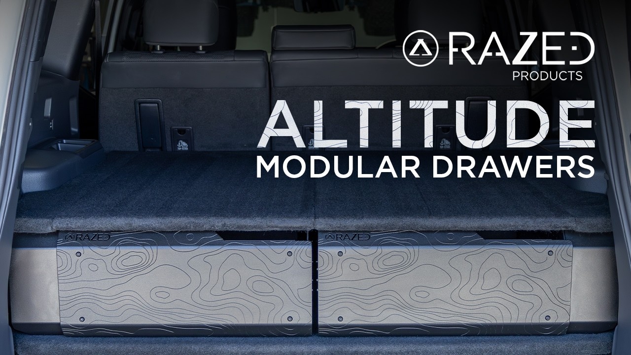 Razed Altitude Drawers - 4WD Storage Redefined