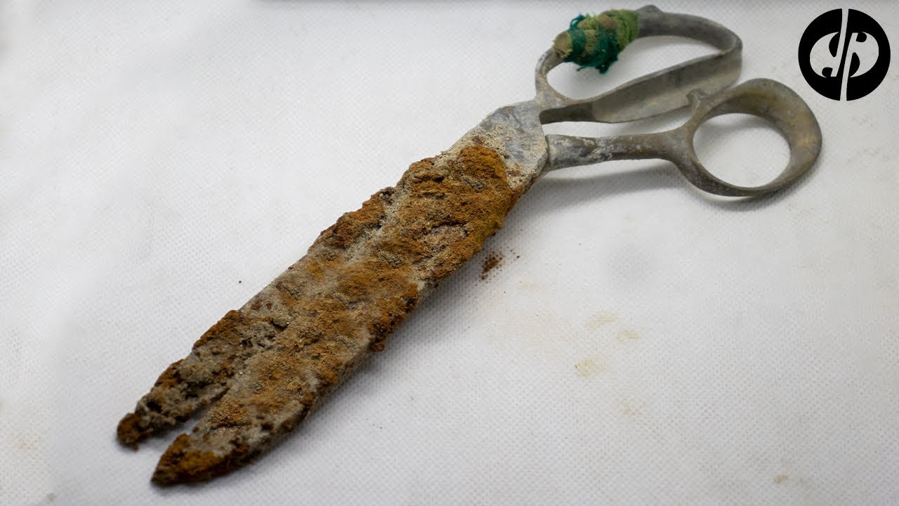 Rusted Scissors Restoration | Restore Broken Japanese Scissor