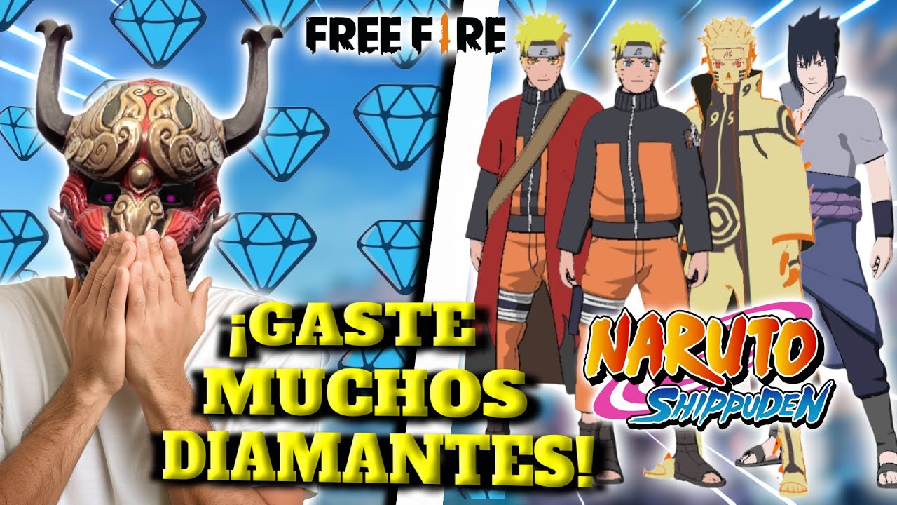 SACANDO LA MEJOR COLABORACIÓN DE LA HISTORIA DE FREEFIRE 😱 NARUTO X FREEFIRE