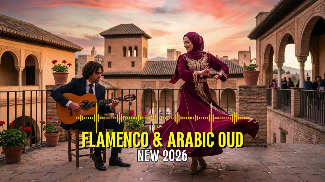 Beautiful Flamenco Oud Music 🌙 Deep Relaxing Arabic Spanish Guitar Mix