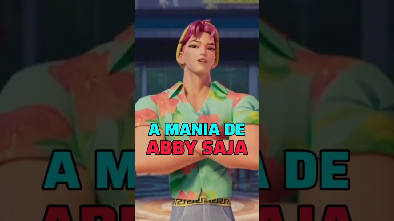A MANIA DE ABBY SAJA #guerreirasdokpop #jinu #mira #rumi #shorts