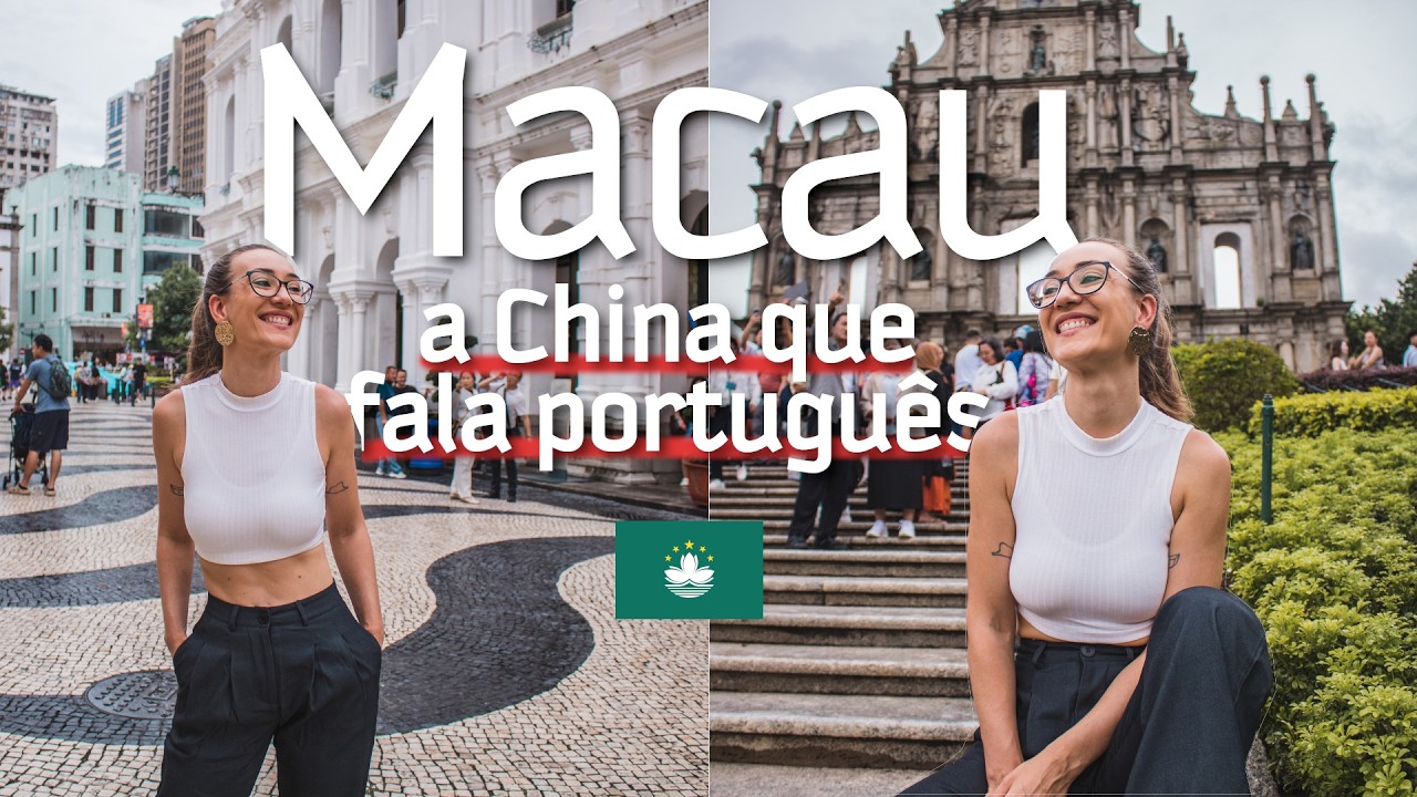 CHINA, PORTUGAL e LAS VEGAS NO MESMO LUGAR - assim é Macau!