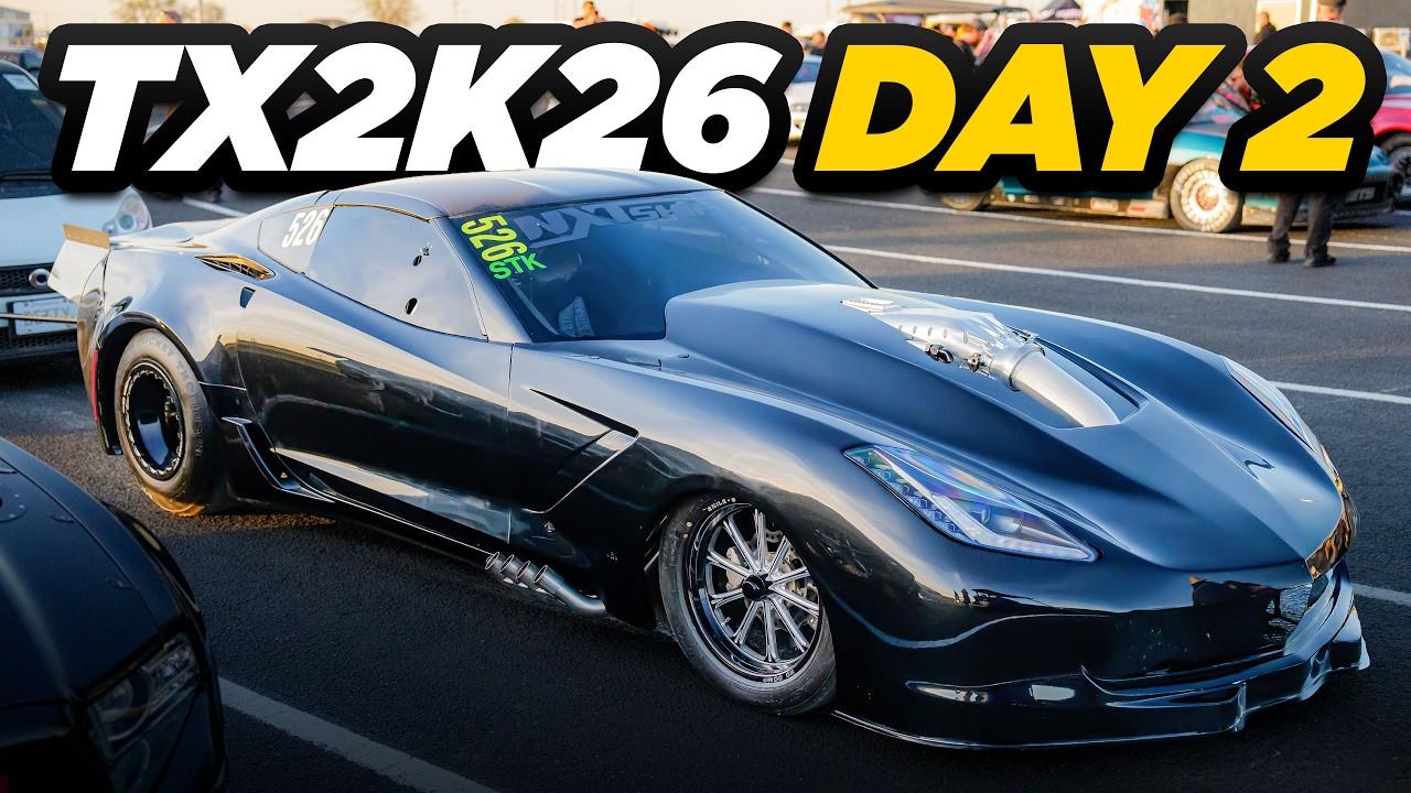 TX2K26 DAY 2! 4000HP F4 Procharged Stick Corvette, First GT-R Swapped Foxbody, & More!