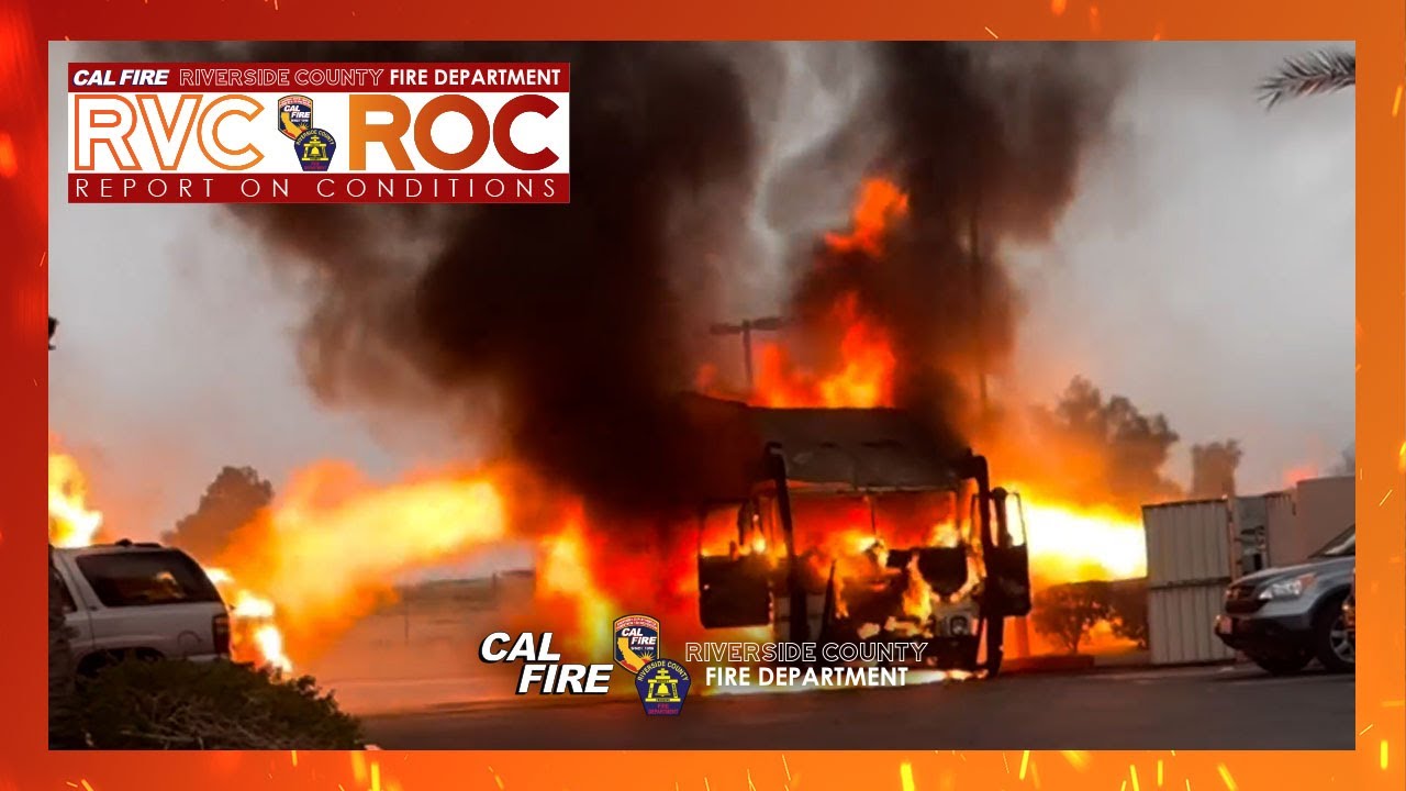 Trash Truck Fire in the City of Indio // Report on Conditions // January 31, 2024