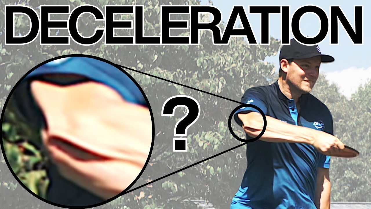 Decelerating into the Hit Point in the Disc Golf Backhand Power Drive