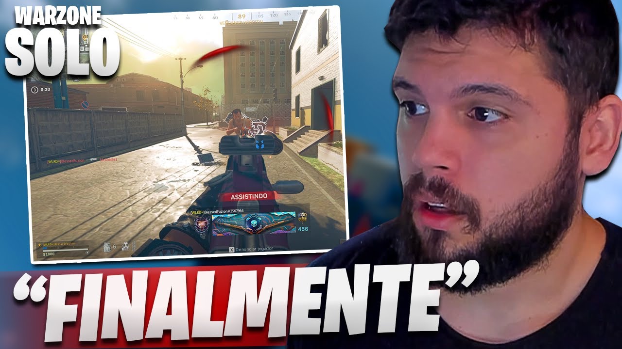 FINALMENTE ENCONTREI UM RUSHADOR NA SOLO DO WARZONE! (REAGINDO A ALEATÓRIOS#27)